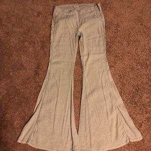 Free People gray bell bottoms